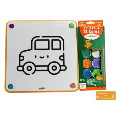 Imagem de Pinte e Apague Aquarela Babebi Brinquedo Infantil Educativo