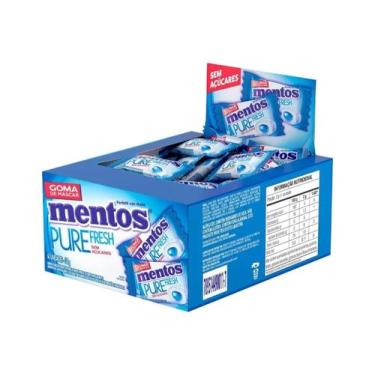 Imagem de Chiclete Mentos Pure Fresh Perfetti Caixa C/60 120g
