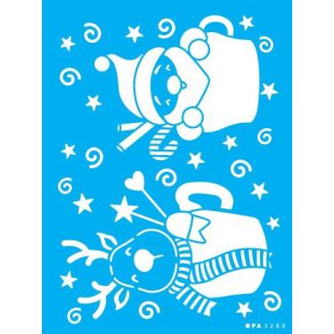 Imagem de Stencil opa 15x20 - 3288 - natal na caneca - OPA CRIANDO ARTE