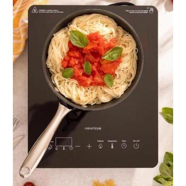 Imagem de Fogao CooktopDigital de Inducao 1800W Mimo Style Luxx Black 127V, 110V