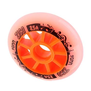 Imagem de Patins em Ao Ar Livre Plutônio Patins de Competência Da Substituição, laranja, 90mm.