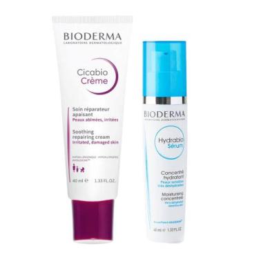 Imagem de Bioderma Cicabio + Hydrabio Kit - Hidratante Facial + Sérum Concentrad