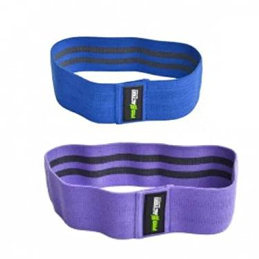 Imagem de Kit Hip Band Extensor - Azul e Roxo (2 Unid.)