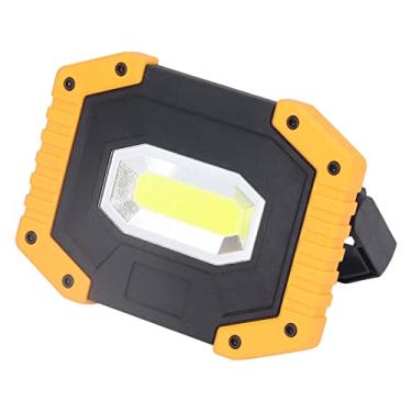 Imagem de Luz de trabalho de LED, luzes de inundação à prova d'água recarregáveis portáteis, 3 opções de iluminação Luz mecânica alimentada por bateria com suporte giratório ajustável de 180°, para reparo de carros de acampamento ao ar livre trilha