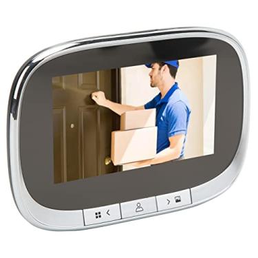 Imagem de Campainha de VíDeo de Olho MáGico de Porta Digital 4,3 Polegadas Tela LCD 120 ° Tela Ampla para Casa e EscritóRio