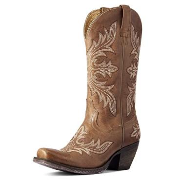 Imagem de Bota Country Circuit Rosewood, Bronzeado natural, 7 Big Kid