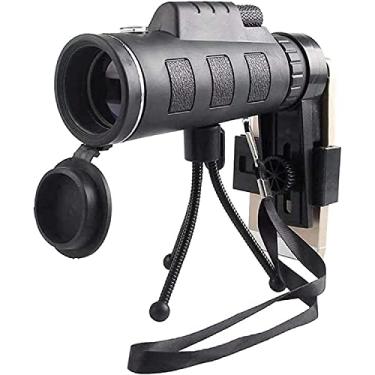 Imagem de Telescópio monocular, monocular à prova d'água, monocular HD de alta potência 40X60 com suporte para smartphone Tripé para observação de pássaros, acampamento, observação, atividades ao ar l