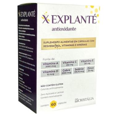 Imagem de Explanté Aox 60 Capsulas Vitamina A Resveratrol Cobre E Mais