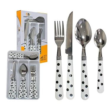 Imagem de Faqueiro Cores, 16 Peças, com Porta Talher em Proli, Casambiente