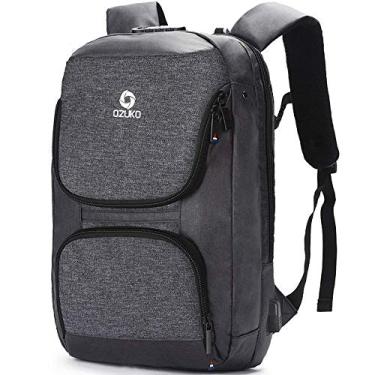 Imagem de Mochila de ombro Mochila masculina Mochila multifuncional ao ar livre, tecido de poliéster de alta densidade à prova d'água