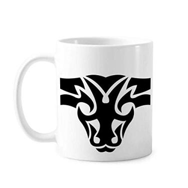 Imagem de Constellation Caneca de cerâmica com símbolo do zodíaco Taurus Copo de porcelana de café