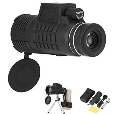 Imagem de Telescópio monocular, Monóculo compacto Super Clear 50x60 High Power HD com zoom de foco duplo para adultos e crianças, Low Scope à prova d'água à prova d'água para observação de pássaros, viagens