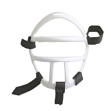 Imagem de Tachiuwa Karate Face Mask Headgear Adolescentes Segurança Head Guard Boxe Face Shield Face Shield para Sanda BJJ Artes Marciais Esportes Adultos, BRANCO