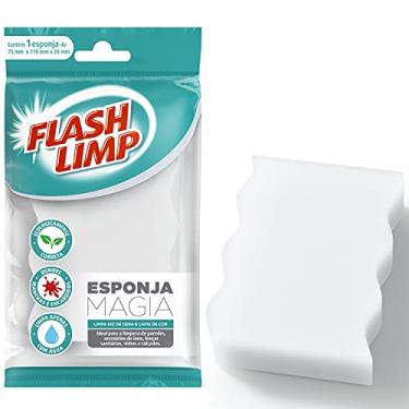 Imagem de Flash Limp Esponja Magia Remove Rabiscos De Lápis De Cor E Giz De Cera Esp7757