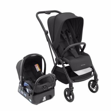 Imagem de Carrinho com Bebê Conforto Travel System Leona² Trio Maxi-Cosi Essential Black