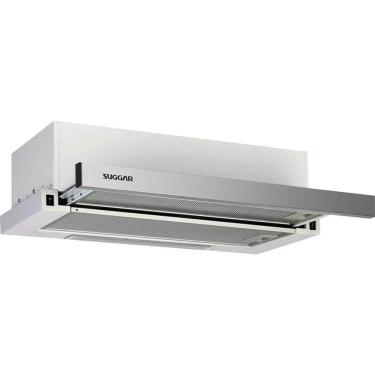Imagem de Depurador De Ar Suggar Slim De Embutir 80cm Inox 220v De82ix