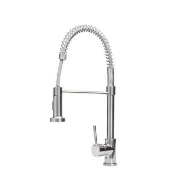 Imagem de Torneira Gourmet Misturador Monocomando Bancada Spray Cromada