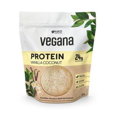 Imagem de Proteina Vegana Em Pó Protein Vanilla Coconut Harts - 360G - Hart's
