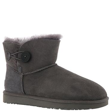 Imagem de UGG Bota feminina Mini Bailey Button II, Cinza, 5