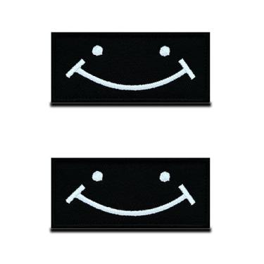 Imagem de Pacote com 2 emblemas com aplique tático bordado para roupas de trabalho em equipe, jersey, mochilas, motociclistas, viagens, militares