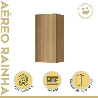 Imagem de Armário Aéreo 1 Porta Nesher Rainha 40cm 100% Mdf Marrom