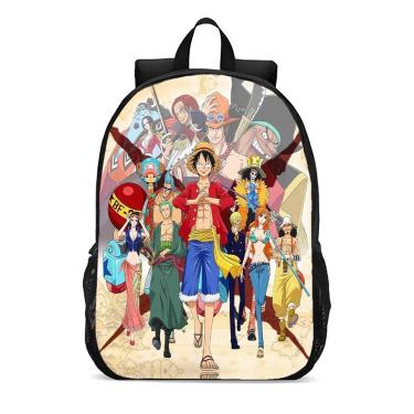 Imagem de Mochila Escolar Infanto Juvenil Anime Luffy Novidade 296-Unissex