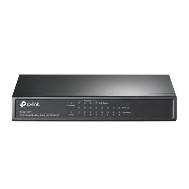 Imagem de Switch TP-LINK 8 portas 4 Portas POE Gigabit 10/100/1000Mbps Rack - TL-SG1008P