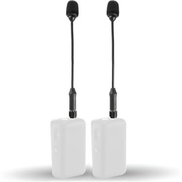 Imagem de Movo Microfone omnidirecional de lapela MV-M101 Gooseneck - Compatível com transmissores sem fio DJI Mic/Rode Wireless Go Series - Microfone de lapela para entrevistas e criadores de conteúdo (TRS 3,5