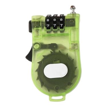 Imagem de rockible Cadeado de aço para Bicicleta, Compacto E Seguro, aleatório, Fio de 3 posições