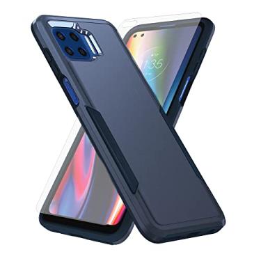 Imagem de Asuwish Capa de telefone para Moto One 5G/One5G UW/Moto G G5 Plus com protetor de tela de vidro temperado e acessórios de celular de proteção de corpo inteiro híbrido fino Motorola One Lite XT2075-1
