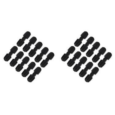 Imagem de Encaixes Pushtoconnect, 20 Peças de Tubo Reto de Conector de água Conector Rápido Encaixe de Irrigação por Gotejamento de Jardim para Mangueira Pe de 16mm