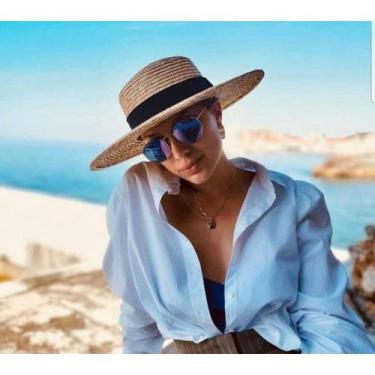 Imagem de Chapéu de Palha Modelo Paris Feminino - Rei Look