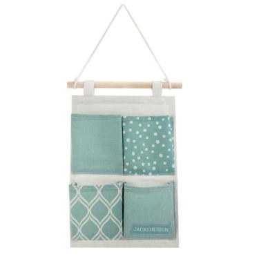 Imagem de Organizador para Pendurar de Tecido Tamanho P com 4 Bolsos - Jacki Des
