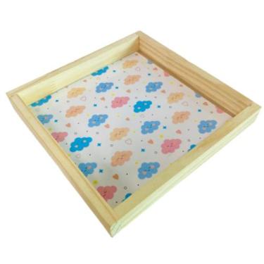 Imagem de Bandeja em Pínus Personalizada Bebê Menino/Menina - Dóia Kids, Bandeja