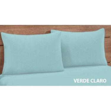 Imagem de 1 Fronha Travesseiro 90cmx50cm Percal Com Zíper 200 fios - Dryka Enxov