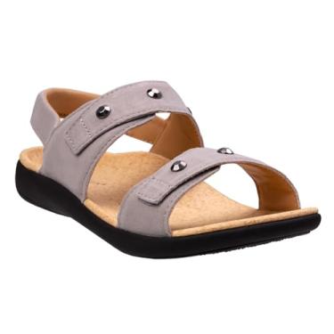 Imagem de REVITALIGN Sandália feminina Terra Wedge, Cinza, 35