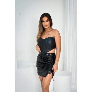 Imagem de Saia salma - SEGREDO DA MODA , Preto