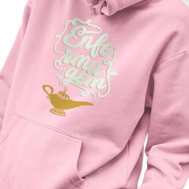 Imagem de Blusa Moletom Masculino Estampado Enfermagem em Algodão Fio 30.1 Pente