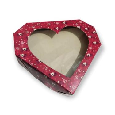 Imagem de Caixa Practice Ideia C/ Visor 10 Doces Coracao Lovers