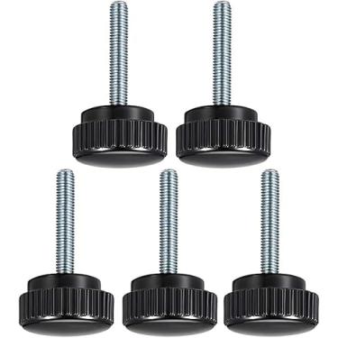 Imagem de Boxonly Parafuso de polegar serrilhado para furadeira de serra, torno de prensa e gabaritos de roteamento, máquinas de embalagem, equipamento de impressão, puxadores de aperto puxadores rosqueados de