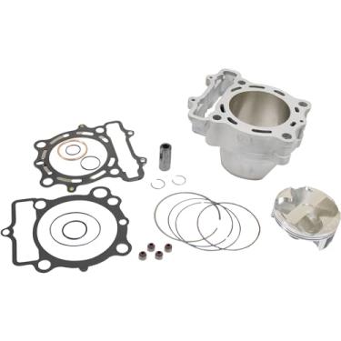 Imagem de Cylinder Works CW30017K01 Kit de cilindro de furo padrão compatível com/substituição para Kawasaki KX 250 F 2021-2022, KX 250 X 2021-2022 Proporção de compressão 14.1:1, diâmetro do cilindro de 78 mm