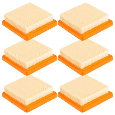 Imagem de DemJamr Pacote com 6 filtros de ar 4180 141 0300 compatíveis com STHIL KM91R KM131 FS89 FS91 FS111 FS131 FS311 FC96 cortador de corda, substituto para filtro de ar STHIL 4180-141-0300