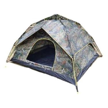 Imagem de Barraca Camping Camuflada 3/4 Pessoas Auto-Armável Pop Up