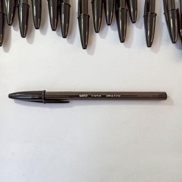 Imagem de Caneta Esferográfica 0.7 Cristal Ultra Fine - BIC, Preto