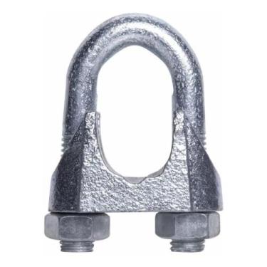 Imagem de Kit 10 Grampos Clips Cabo De Aço Reparo Academia Aparelho - KL Master 