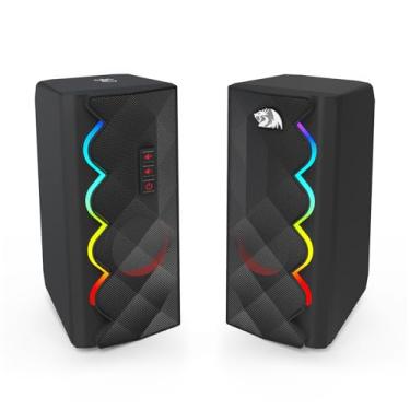 Imagem de CAIXA DE SOM GAMER REDRAGON CIPHER RGB PRETO