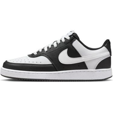 Imagem de Nike Nike Court Vision Alta Tênis de basquete feminino de couro, Preto/branco, 38 BR