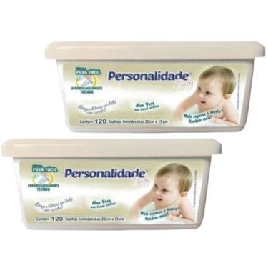 Imagem de Kit C2 Toalhas Umedecidas C Estojo 120 cada - Personalidade - Eurofral