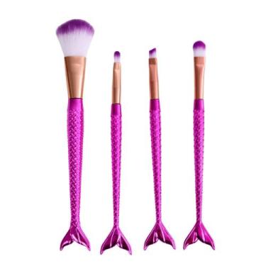 Imagem de Kit com 4 pincéis rosa sereia - Propria 