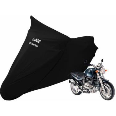 Imagem de Capa Para Proteger Moto BMW R 1100 R Com Logo - Mz, Preta